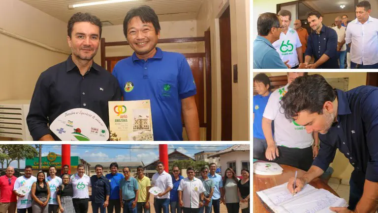 Sabino se encontrou com representantes de uma cooperativa, no município de Tomé-Açu, no Pará, e debateu como os setores de turismo e agrícola podem caminhar juntos na preservação ambiental - Crédito: Aimée Balbi