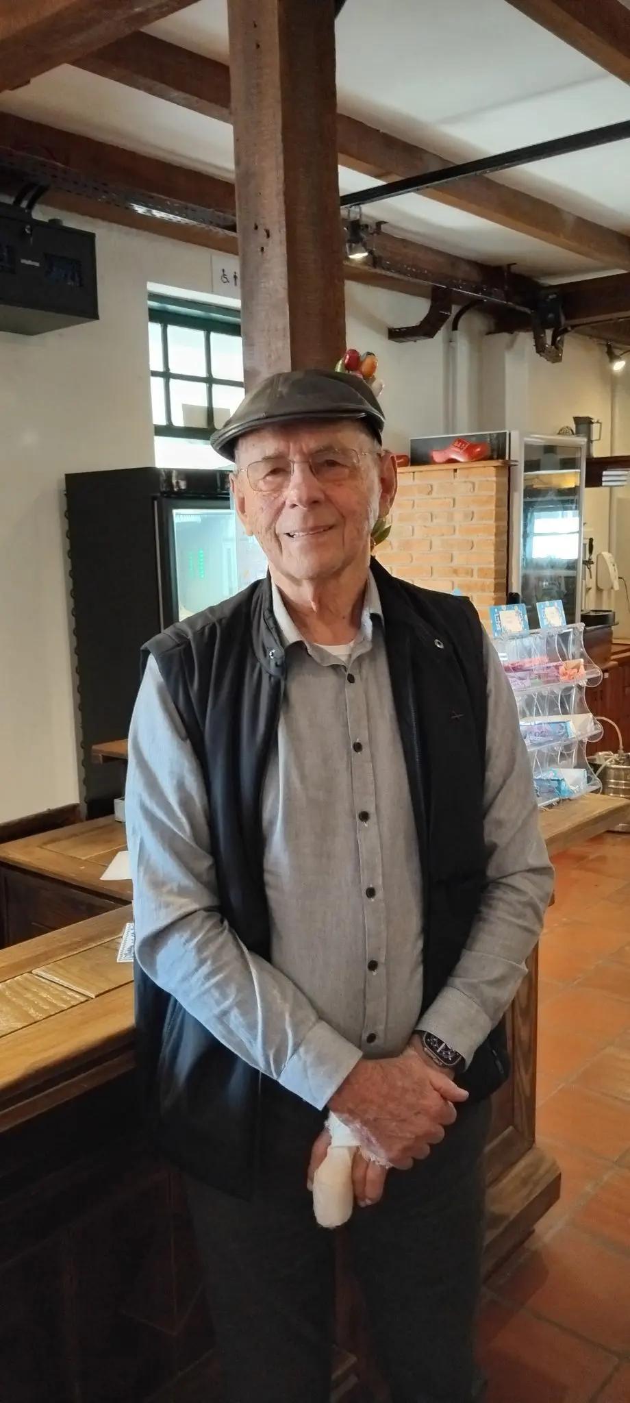 Dick Carlos de Geus, o presidente da Associação Parque Histórico de Carambeí - Foto: Denis Rugeri