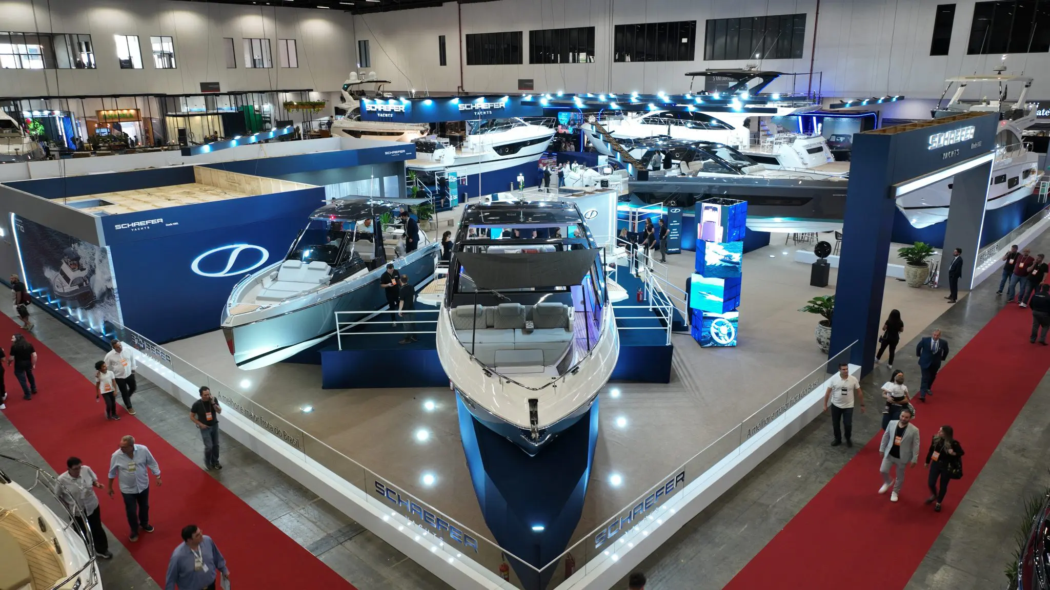 Exposição de barcos e tecnologia marcou a edição 2024 - Foto: Divulgação/Boat Show Eventos