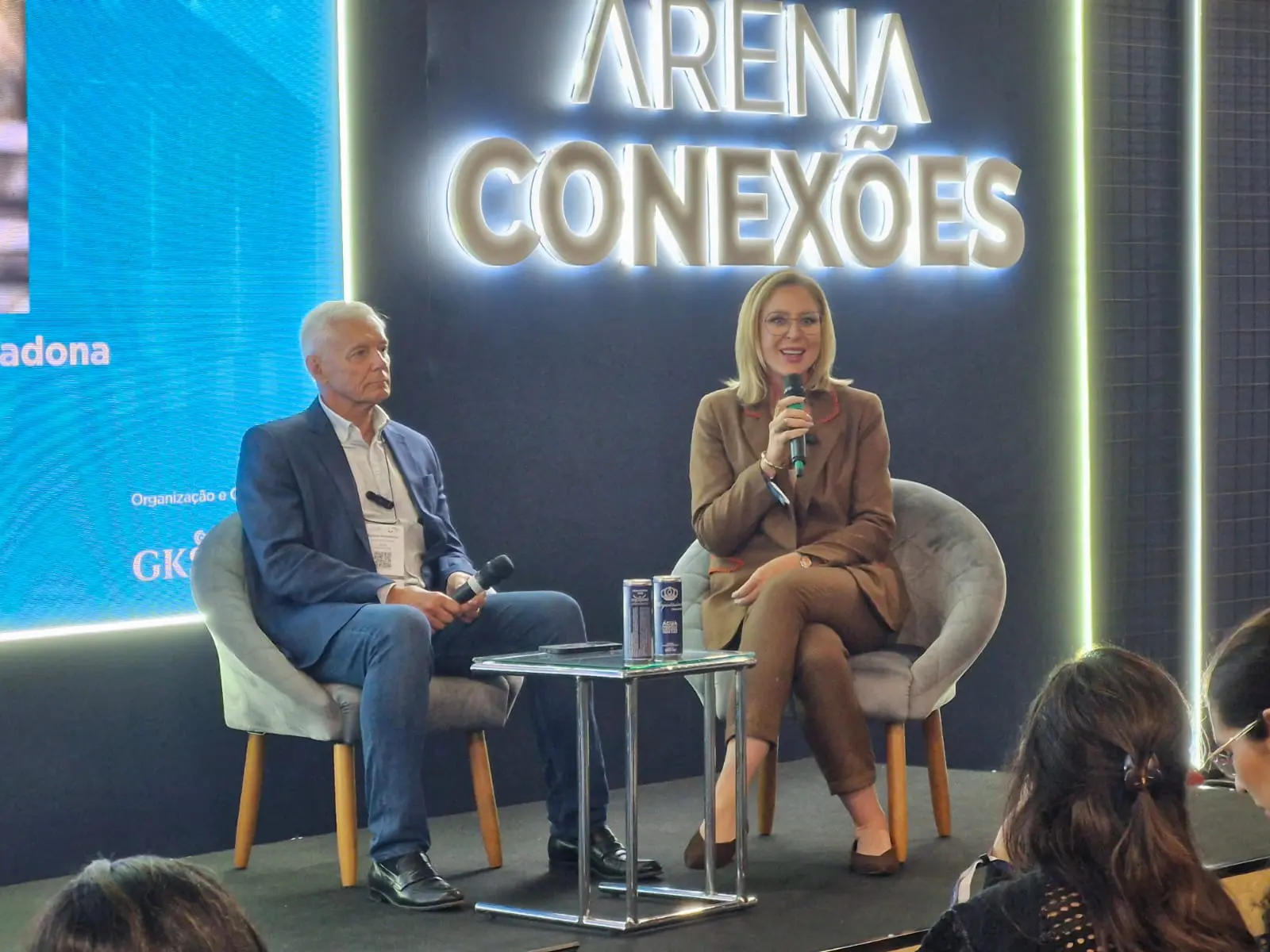 Especialistas em inovação, Roland de Bonadona e Gabriela Schwan falam em painel na Equipotel - Foto: Bruno Almeida