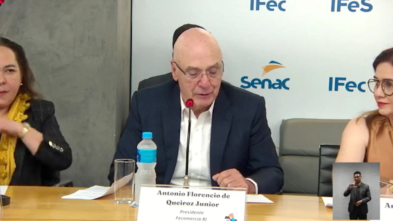 Antonio Florencio – Presidente da Fecomercio RJ destaca o simbolismo do retorno da ABAV Expo à capital fluminense - Foto: Reprodução Youtube