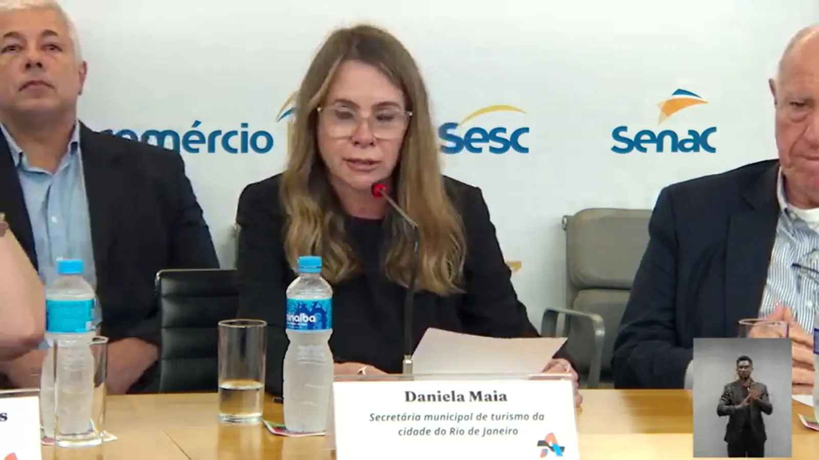 Daniela Maia – Secretária de Turismo do Rio reforça o papel estratégico da feira para a economia e geração de empregos.