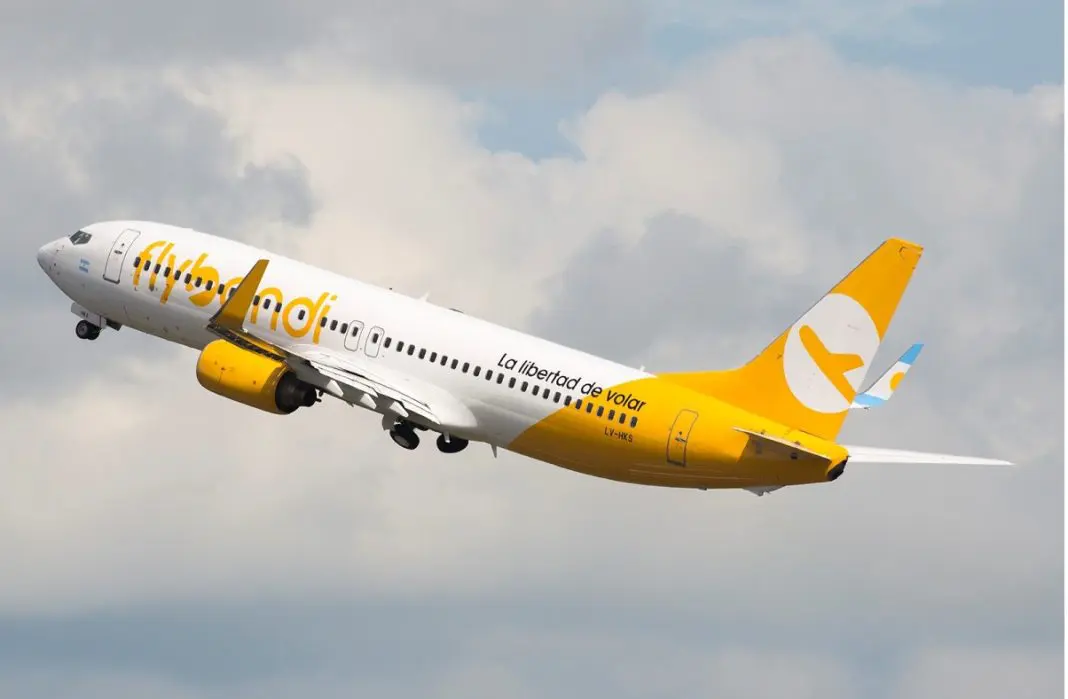 voos charter Flybondi
