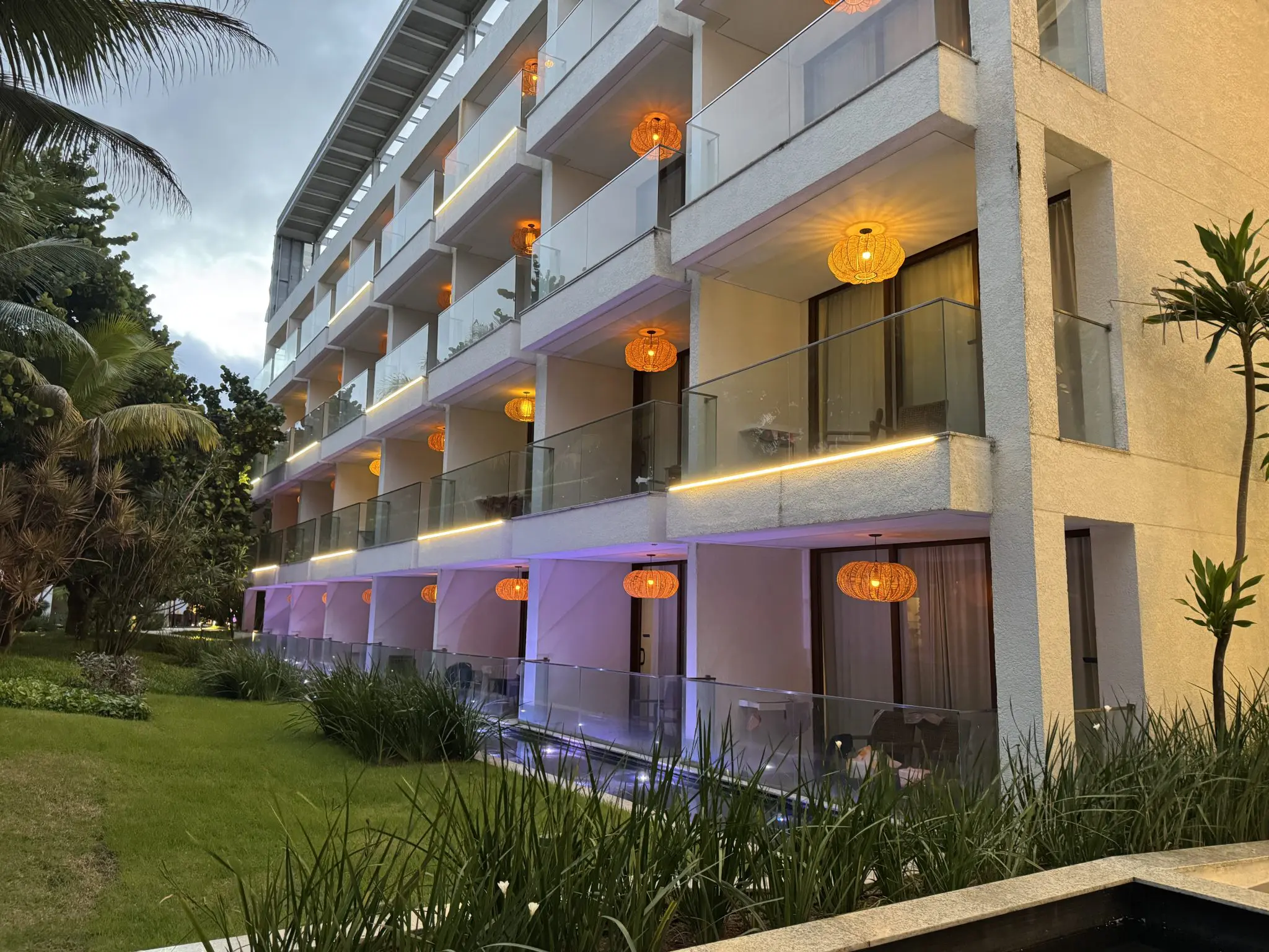 Hotel Westin Porto de Galinhas - fachada de apartamentos. Foto: Simone Barros