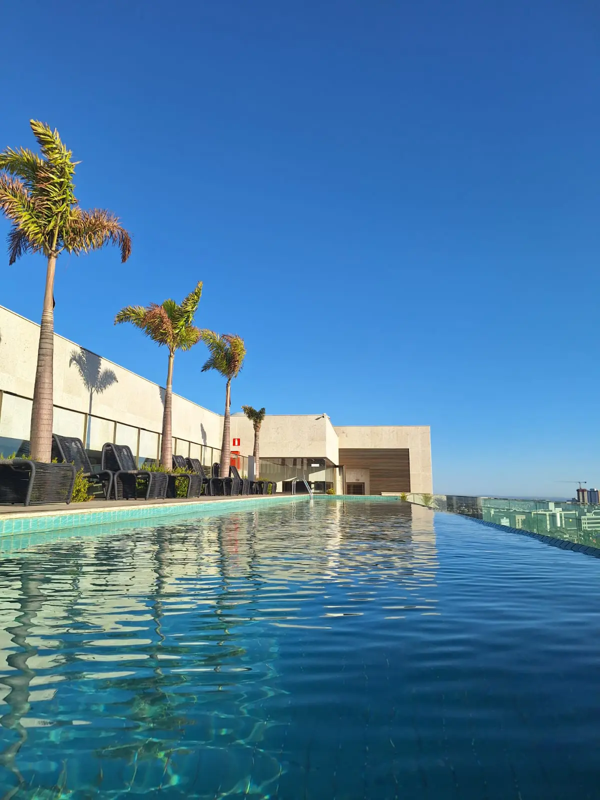 Área da piscina do Palazzo Torquetti - Foto: divulgação 