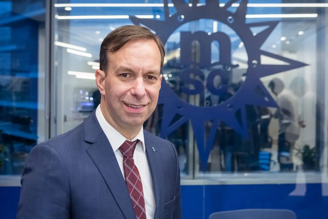 Adrian Ursilli, diretor-geral da MSC Cruzeiros no Brasil - Foto: divulgação