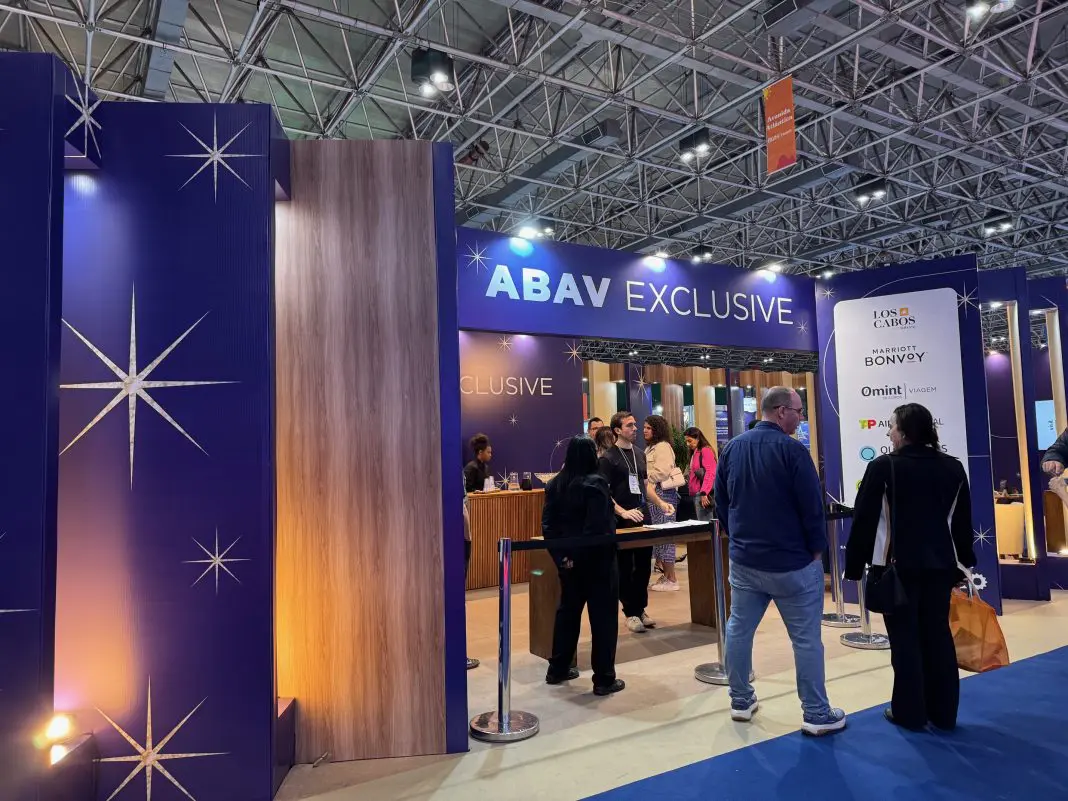 Novo espaço ABAV Exclusive, dedicado ao turismo de luxo, durante a ABAV Expo 2025 – Foto: Simone Barros