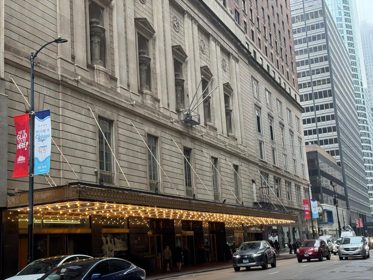 O tradicional hotel The Palmer House (foto: Simone Barros)