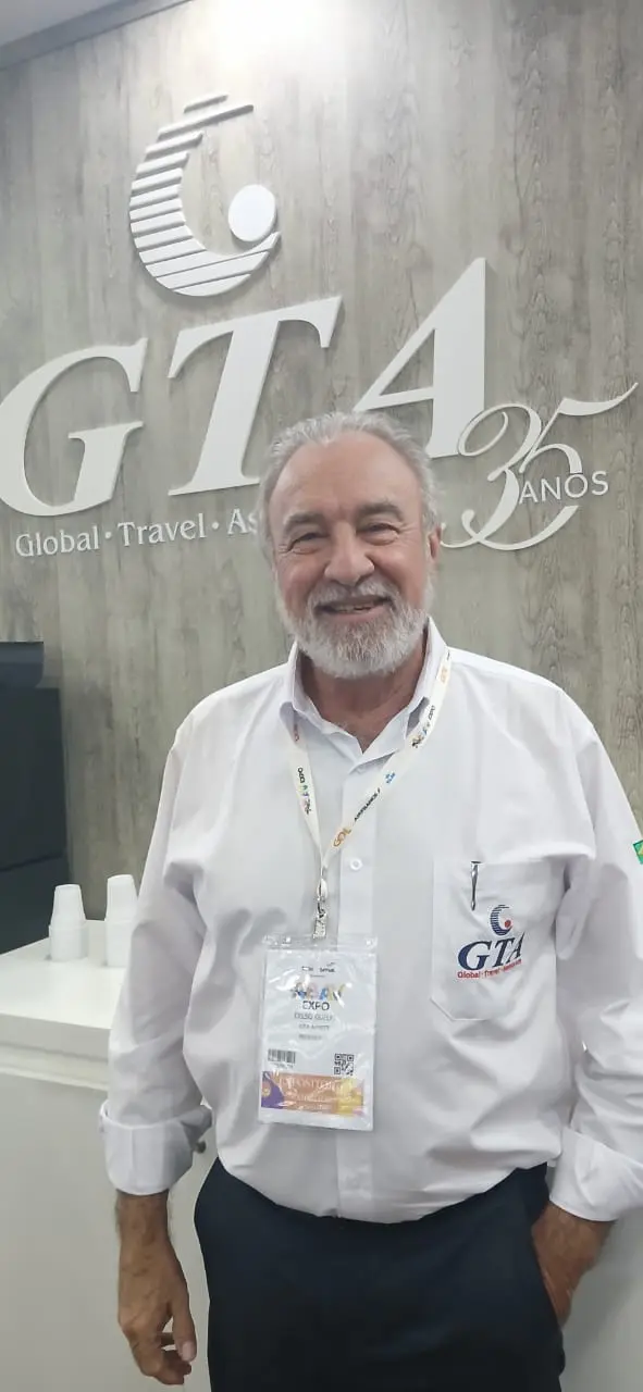 Celso Guelfi, presidente da GTA, apresenta novidades e perspectivas de crescimento durante a ABAV Expo 2025, no Rio de Janeiro - Foto: Paulo Atzingen