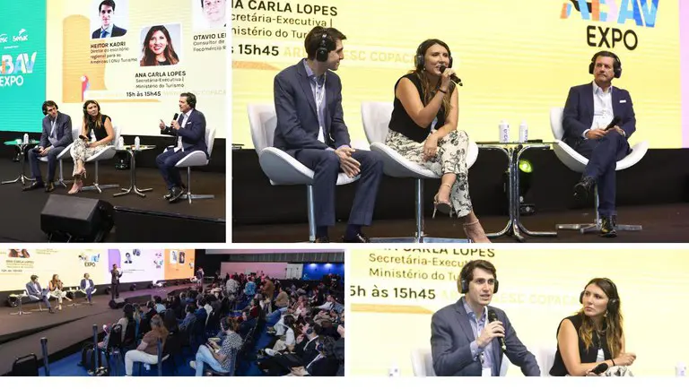 Secretária-executiva participa de painel da ONU Turismo na ABAV e reforça protagonismo do Brasil no cenário internacional - Foto: Crédito: André Luiz Mello