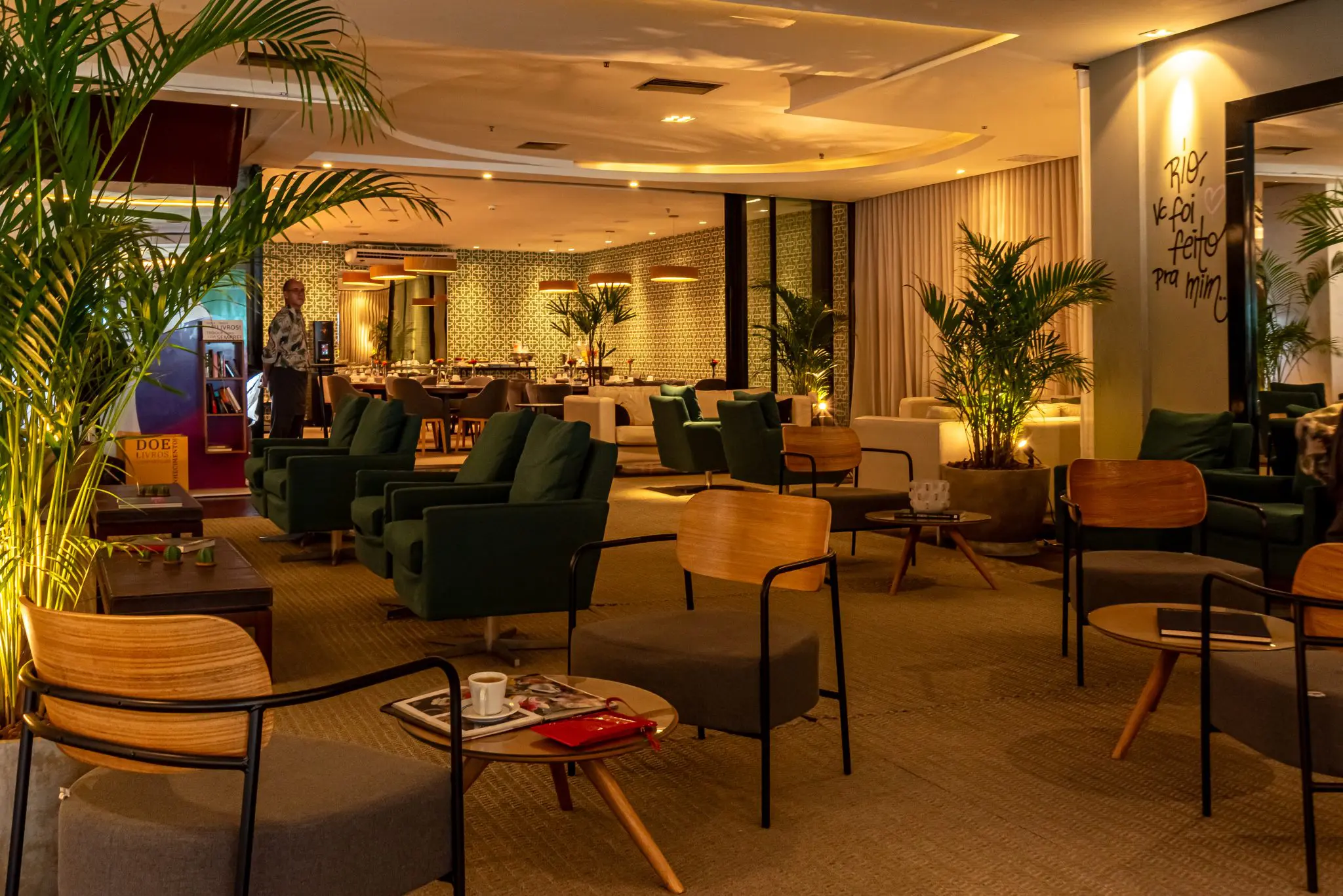 Lobby do Pestana Rio Atlântica - Crédito: Tomás Vélez