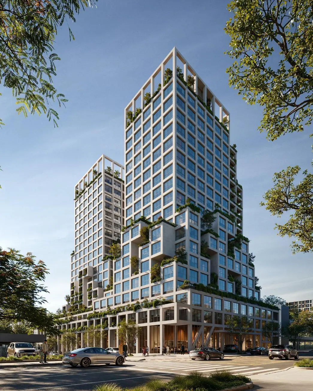 Fachada do futuro Casa Royal, complexo multiuso que abrigará o Novotel Blumenau — Crédito: Divulgação - Accor