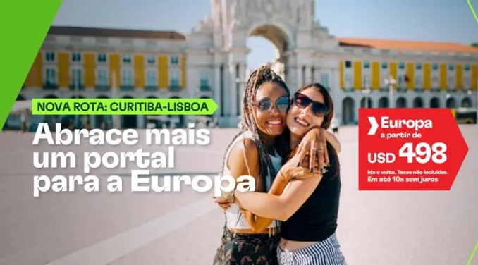TAP TAP Air Portugal: companhia amplia presença no Brasil com nova rota entre Lisboa e Curitiba a partir de julho de 2026 — Crédito: Divulgação/TAP Air Portugal