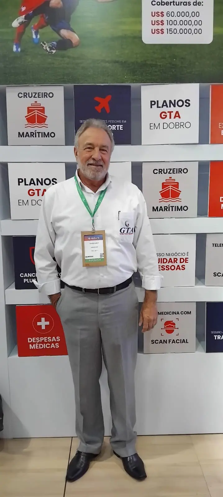 Celso Guelfi, CEO e fundador da GTA, durante o Festuris 2025, em Gramado (RS), onde apresentou novidades e reforçou o compromisso da empresa com a inovação no turismo. - Crédito: DT - Seguro