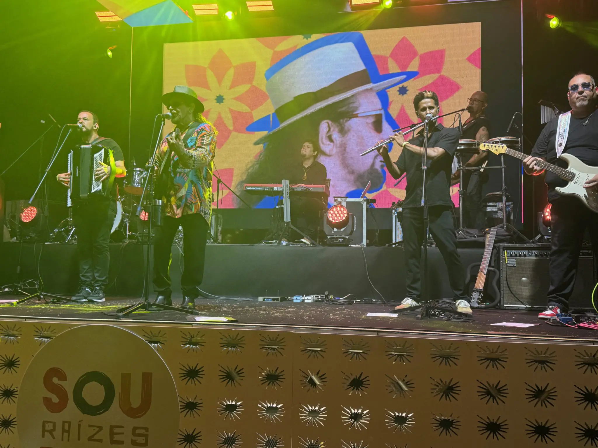 Show de Geraldo Azevedo no Vivá Resort (foto: Simone Barros)