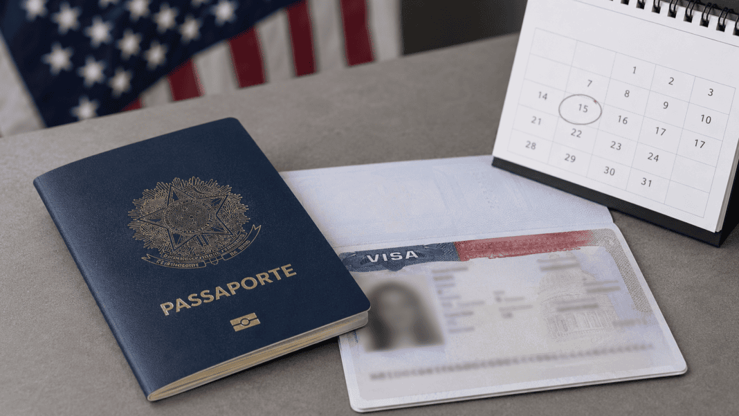 EUA suspendem entrevistas para vistos de imigrante: entenda quem é afetado - Crédito: imagem gerada por IA EUA suspendem entrevistas para vistos de imigrante: entenda quem é afetado - Crédito: imagem gerada por IA