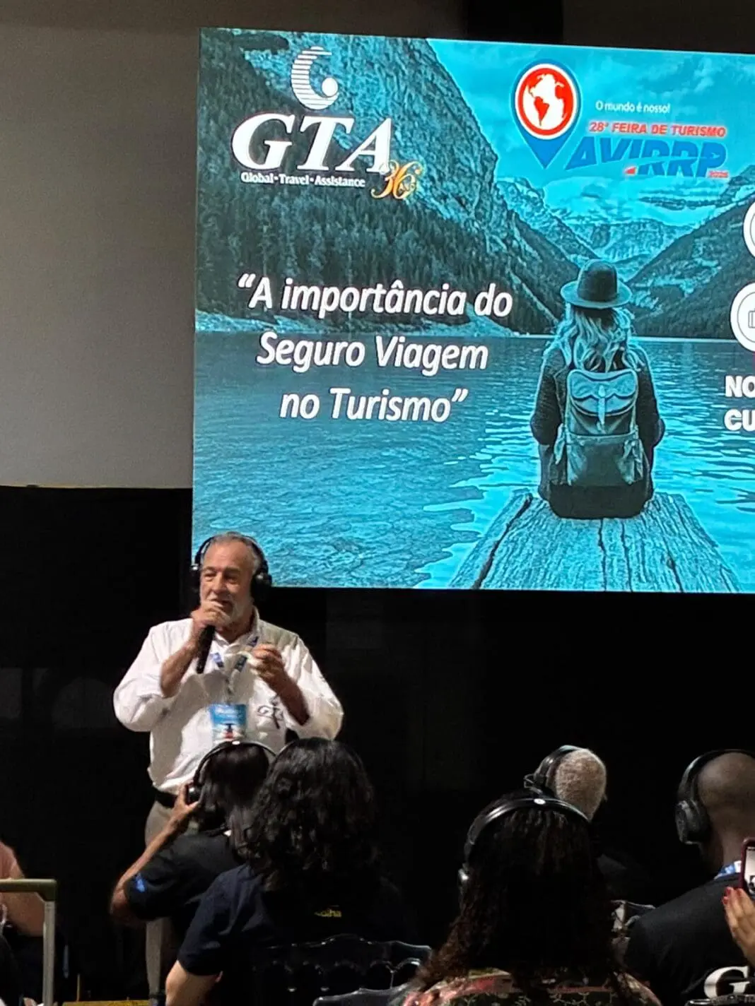 Celso Guelfi, presidente da GTA, abriu a programação de palestras do Espaço A da AVIRRP. Crédito: Paulo Atzingen / DT Celso Guelfi, presidente da GTA, abriu a programação de palestras do Espaço A da AVIRRP. Crédito: Paulo Atzingen / DT