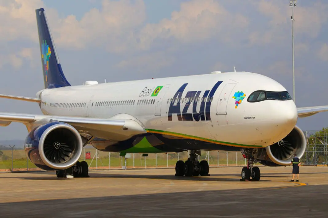 Aeronave da Azul - Crédito: divulgação
