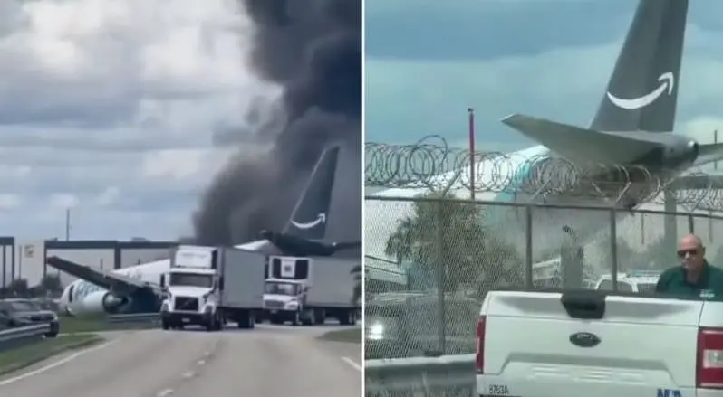 Avião sai da pista e mata e Miami