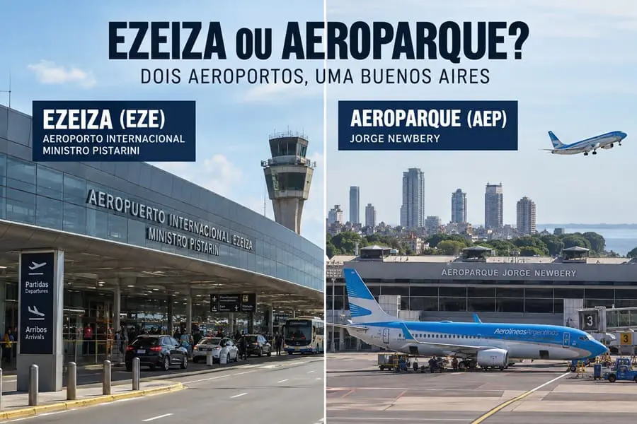 ezeiza ou aeroparque
