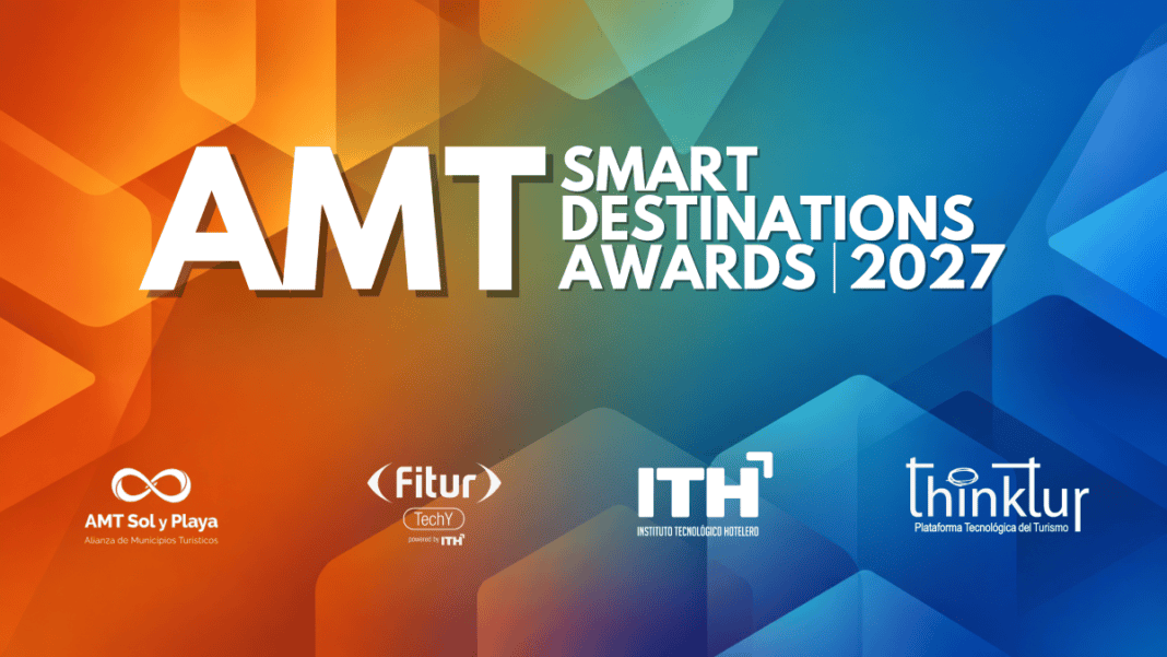 AMT Smart Destinations Awards 2027 reconhecerá soluções tecnológicas e projetos inovadores voltados à transformação dos destinos turísticos. Crédito: Divulgação