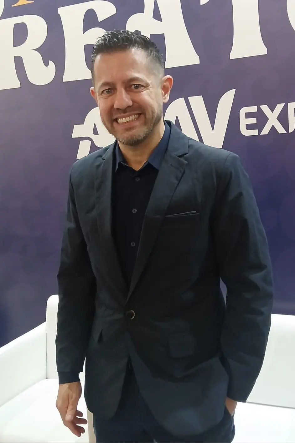 Ricardo Dias, diretor de Vendas e Marketing do Jurema Águas Quentes, durante a ABAV Expo 2026, em São Paulo – Crédito: Paulo Atzingen / DT