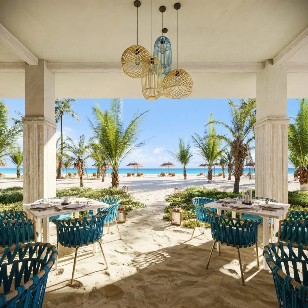 Área gastronômica à beira-mar reforça a proposta dos resorts da Iberostar de valorizar experiências integradas ao destino. (Crédito: Divulgação/Iberostar) Área gastronômica à beira-mar reforça a proposta dos resorts da Iberostar de valorizar experiências integradas ao destino. (Crédito: Divulgação/Iberostar)