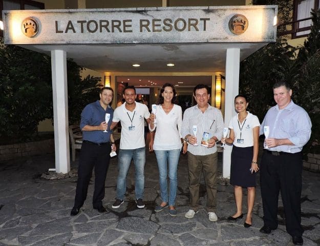 Valter Patriani visita o La Torre Resort, em Porto Seguro