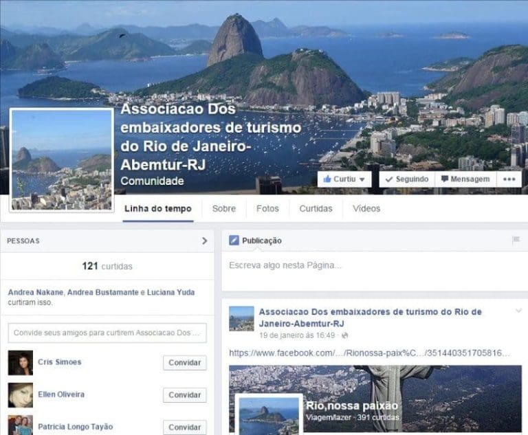 Associação dos Embaixadores de Turismo do Rio lança campanha ‘Rio, minha paixão’