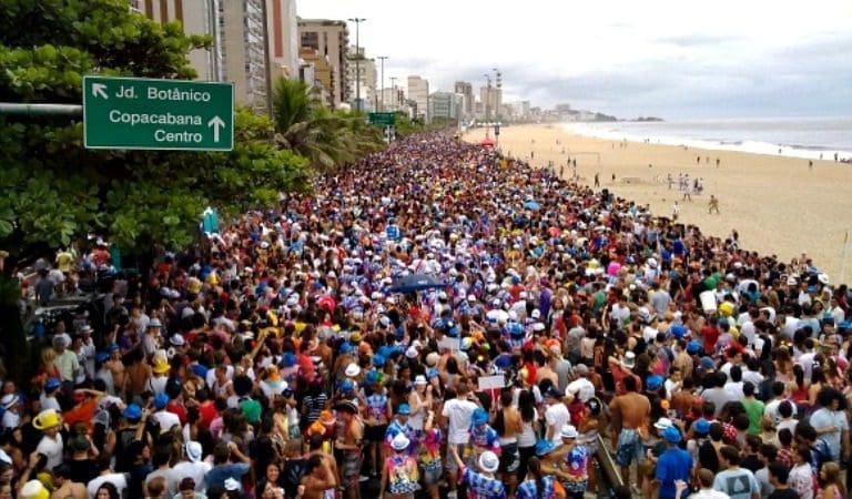 977 mil turistas visitaram o Rio de Janeiro durante o Carnaval