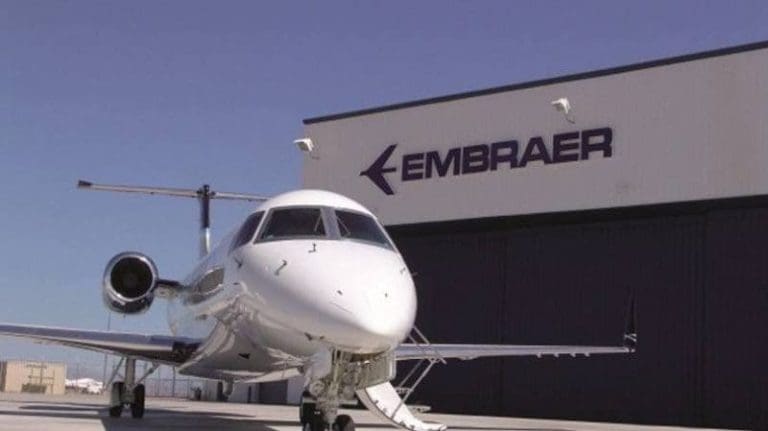 Embraer eleva projeção de entregas de jatos aos EUA