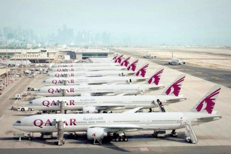 Aeronaves da Qatar Airways (arquivo DT)