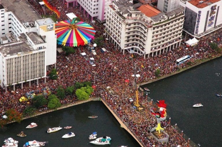 Pernambuco recebeu 1,7 milhão de turistas durante o Carnaval