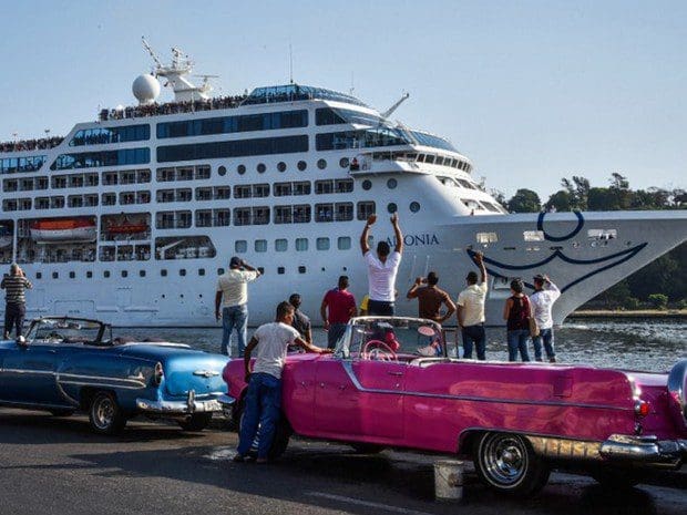 Primeiro cruzeiro dos EUA em Cuba depois de 50 anos chega a Havana