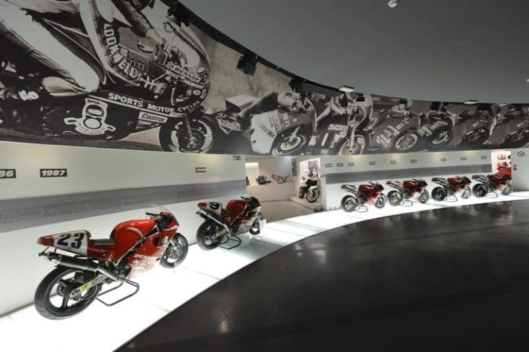 Museu Ducati pode ser visitado virtualmente