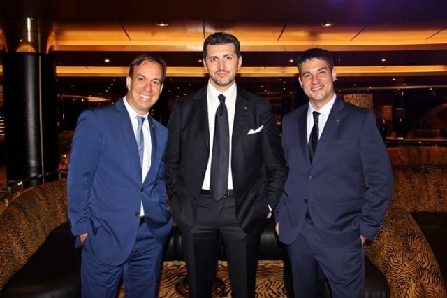 Adrian Ursili, Achille Staiano, Ignacio Palacios (Diretor Geral, Chief Sales Officer MSC, Diretor Comercial e de Renevue)