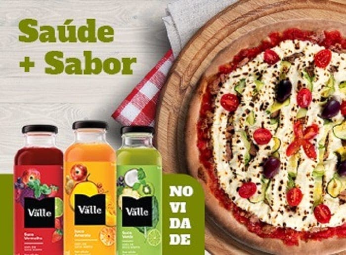 Dí­dio Pizza amplia cardápio com pizzas zero lactose e sucos veggies