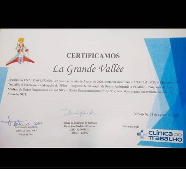 Certificado Pequeno