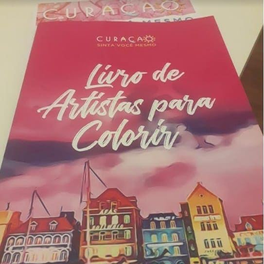 Curaçao envia livro para colorir í  redação do DIíRIO