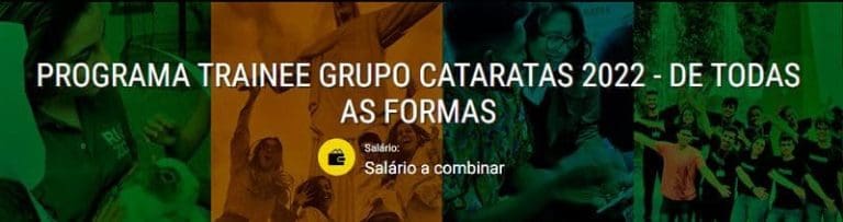 Grupo Cataratas abre vagas do programa Trainee de Todas as Formas.