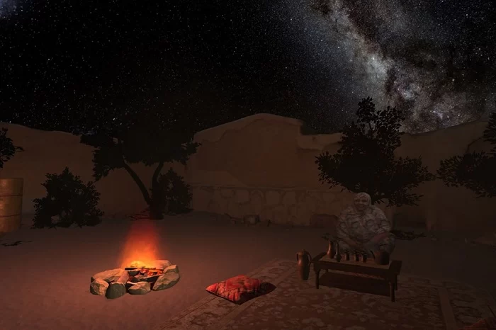 A obra "Estrelas do Deserto", de Felipe Carelli, também faz parte da Bienal de Arte Digital