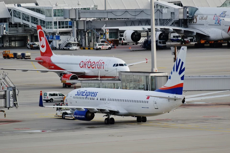 Aéreas no aeroporto