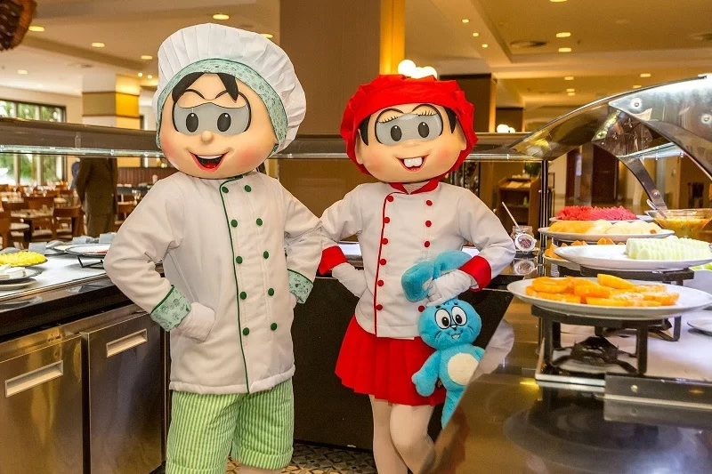 Cebolinha e Mônica, personagens da Turma da Mônica