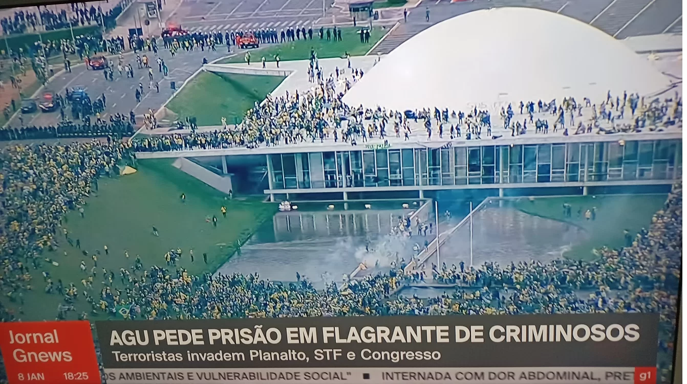 Invasão do Congresso , em Brasília