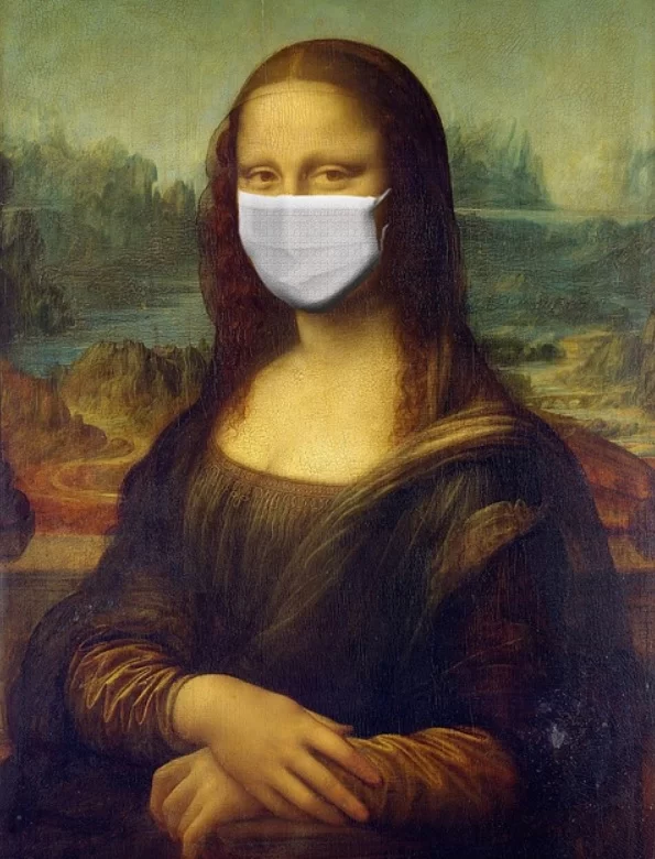Mona Lisa Covid 1 23 União Europeia e Mona Lisa sem covid