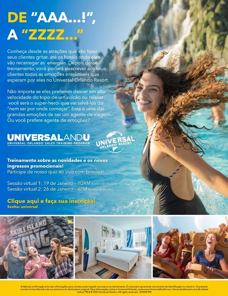 Universal Parks & Resorts promove treinamento virtual