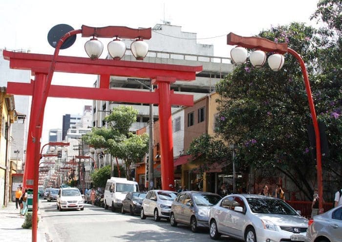 Bairro da Liberdade, em São Paulo.