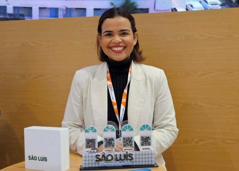 Prefeitura promove São Luís na BTL 2023: Natasha Soares, coordenadora de Promoção Turística da SETUR São Luís