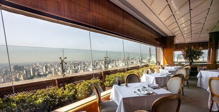 O Terraço Itália é um dos 6 restaurantes que a Turbi indica para aproveitar o Dia das Mães em São Paulo