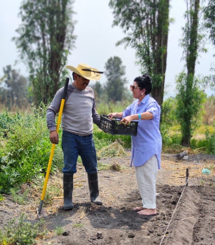 Visita à Fazenda Olintlalli, no México